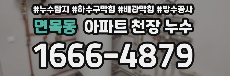 면목동 아파트 천장 누수
