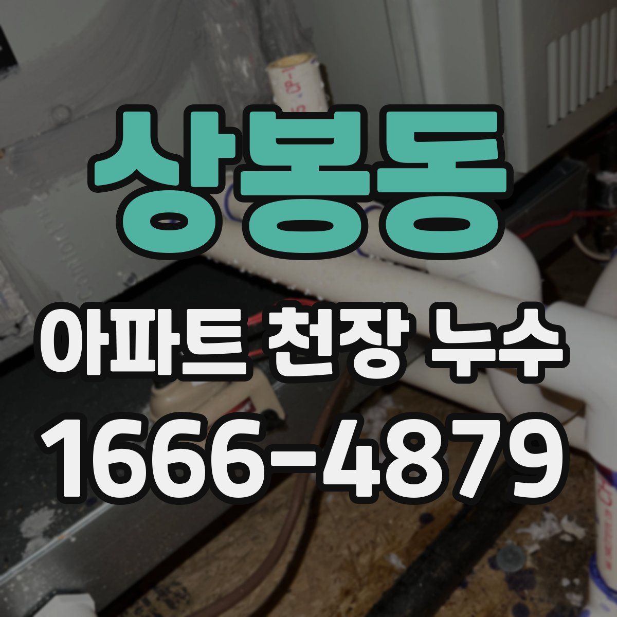 상봉동 아파트 천장 누수