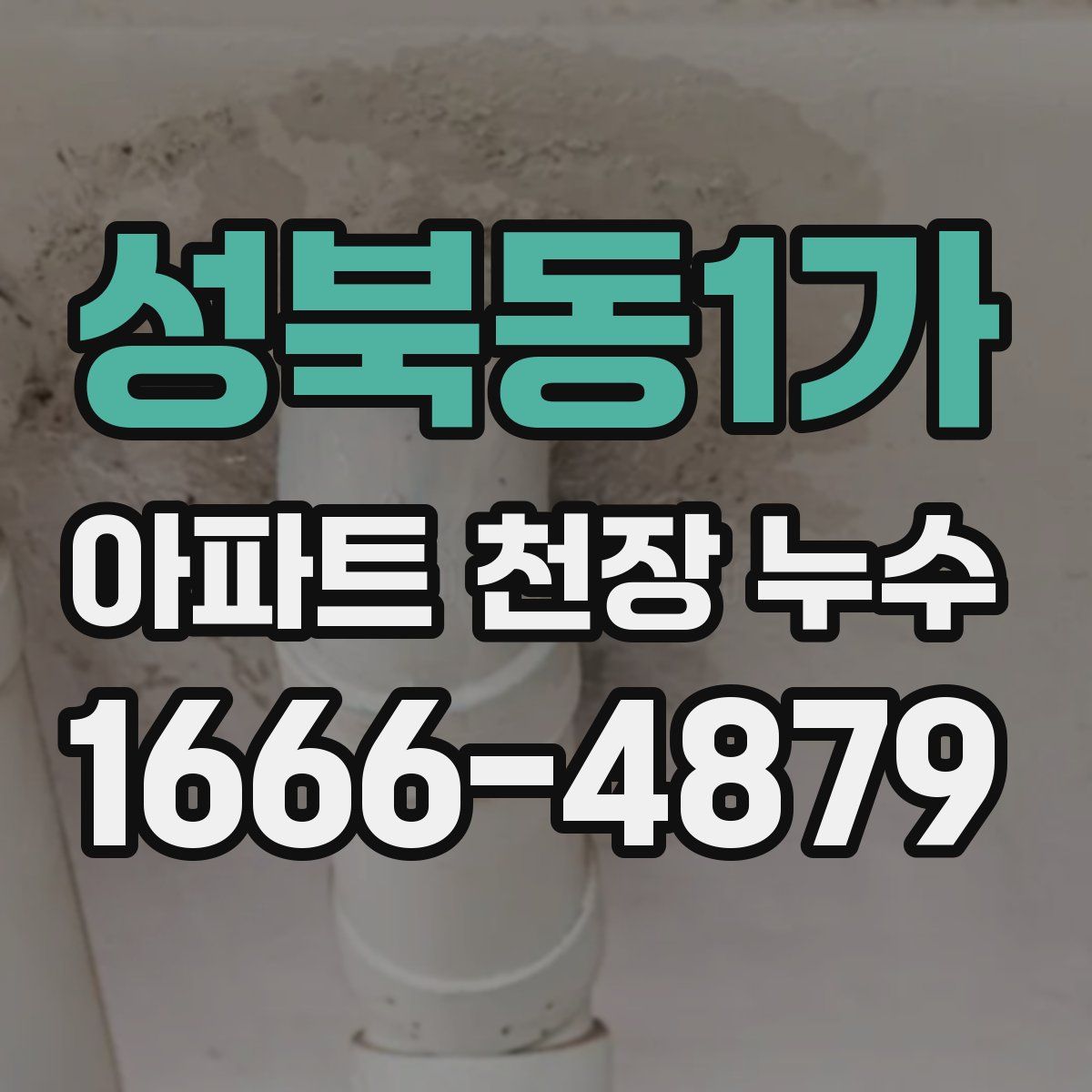 성북동1가 아파트 천장 누수