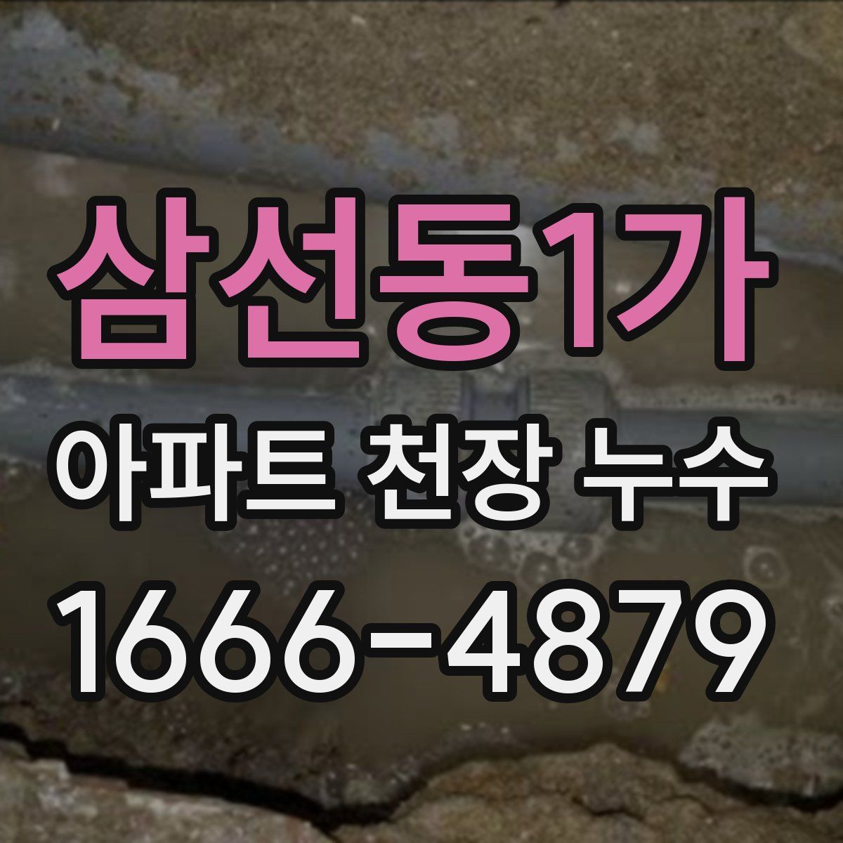 삼선동1가 아파트 천장 누수