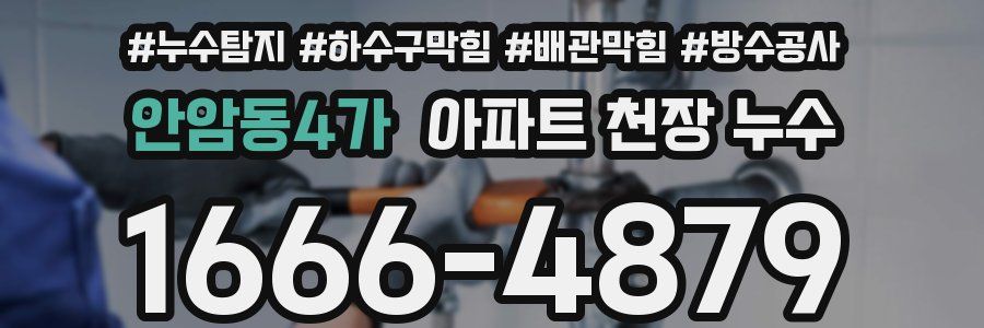 안암동4가 아파트 천장 누수