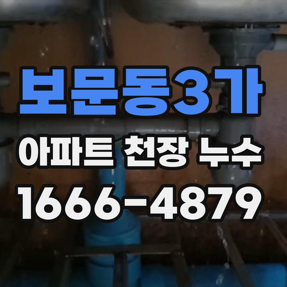 보문동3가 아파트 천장 누수