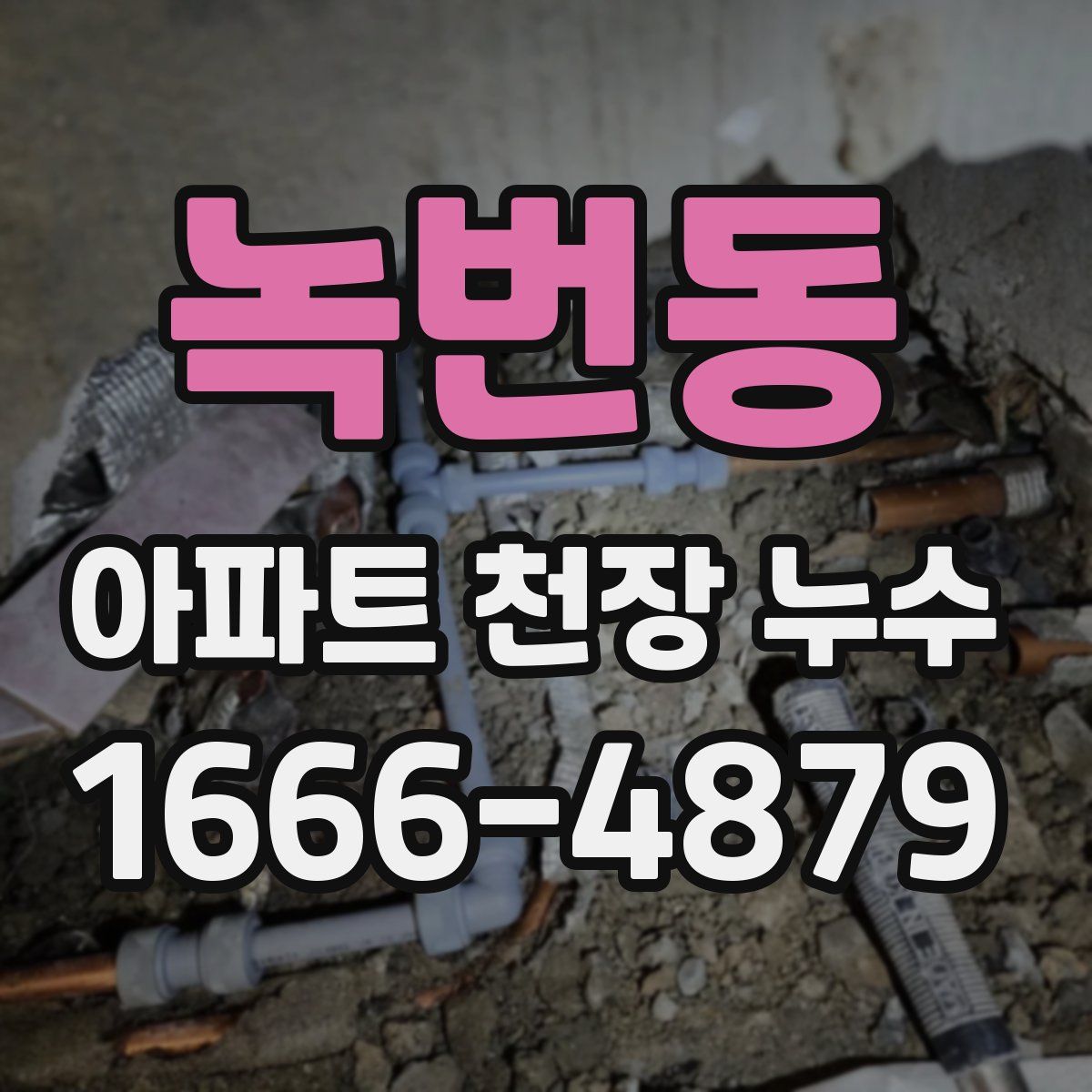 녹번동 아파트 천장 누수