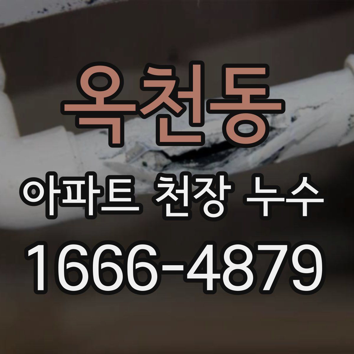 옥천동 아파트 천장 누수