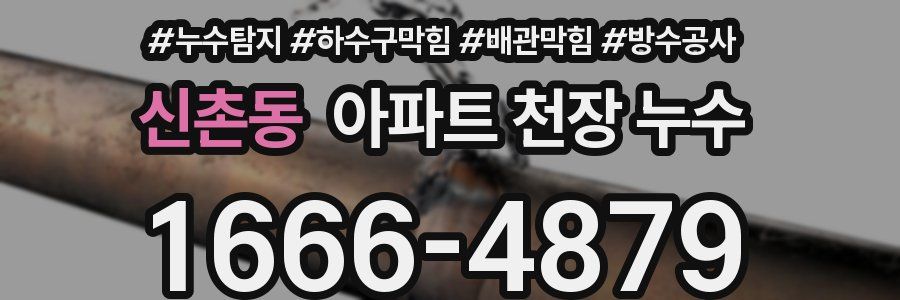 신촌동 아파트 천장 누수