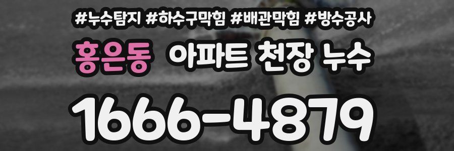 홍은동 아파트 천장 누수