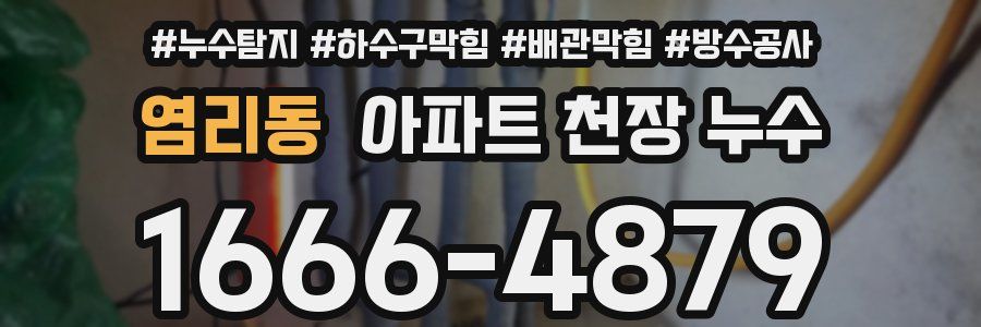염리동 아파트 천장 누수