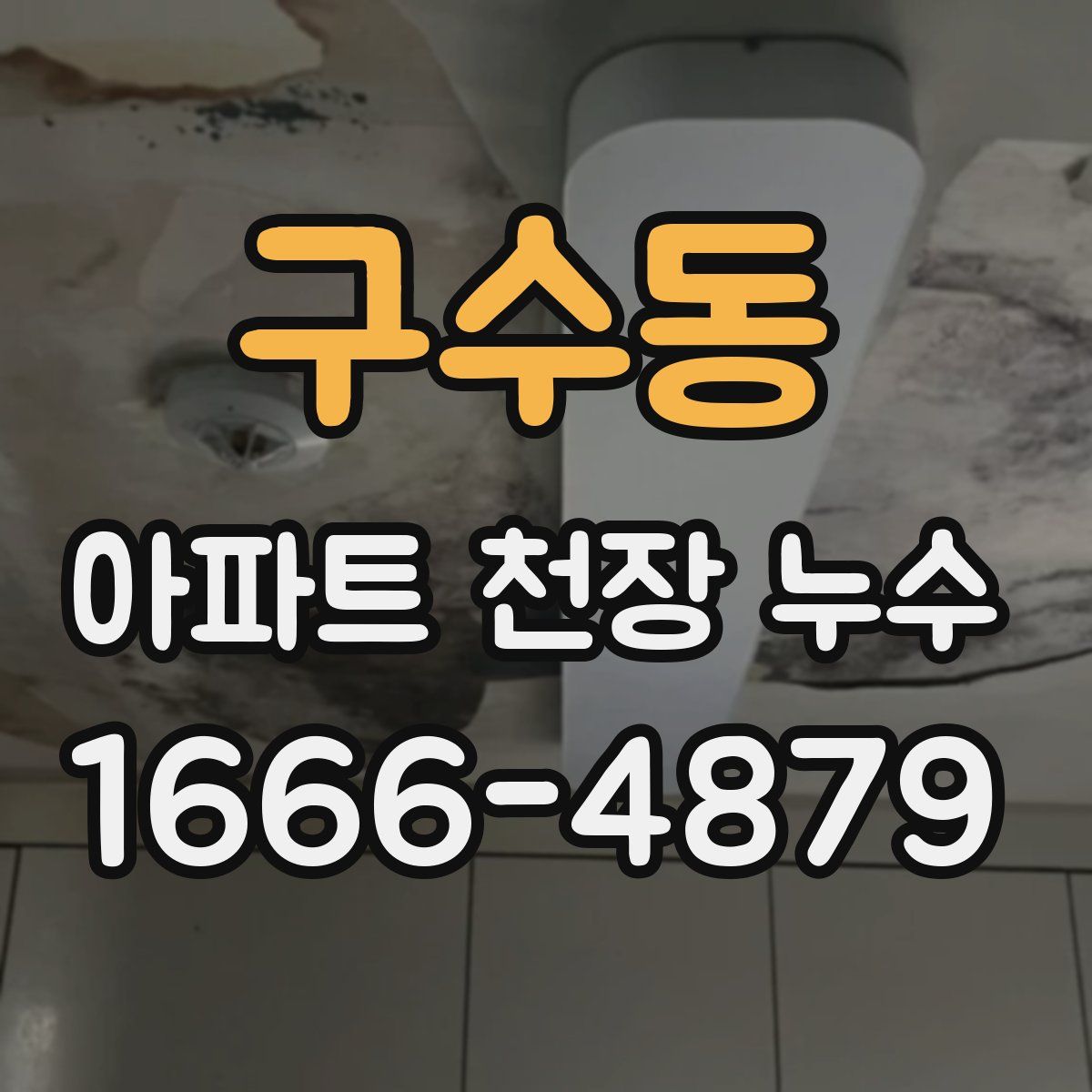 구수동 아파트 천장 누수