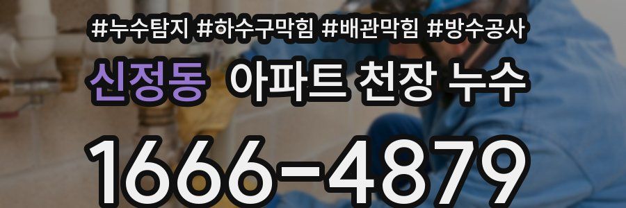 신정동 아파트 천장 누수