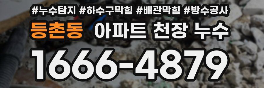 등촌동 아파트 천장 누수
