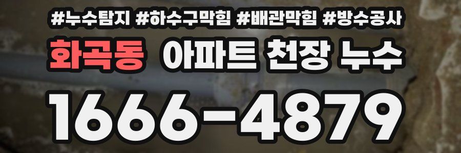 화곡동 아파트 천장 누수