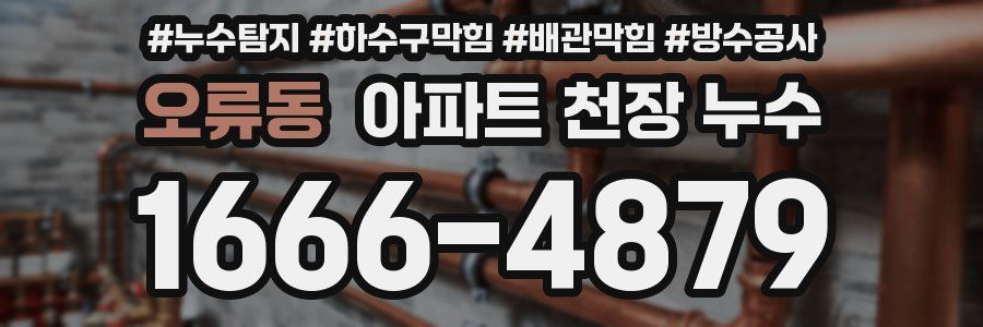 오류동 아파트 천장 누수