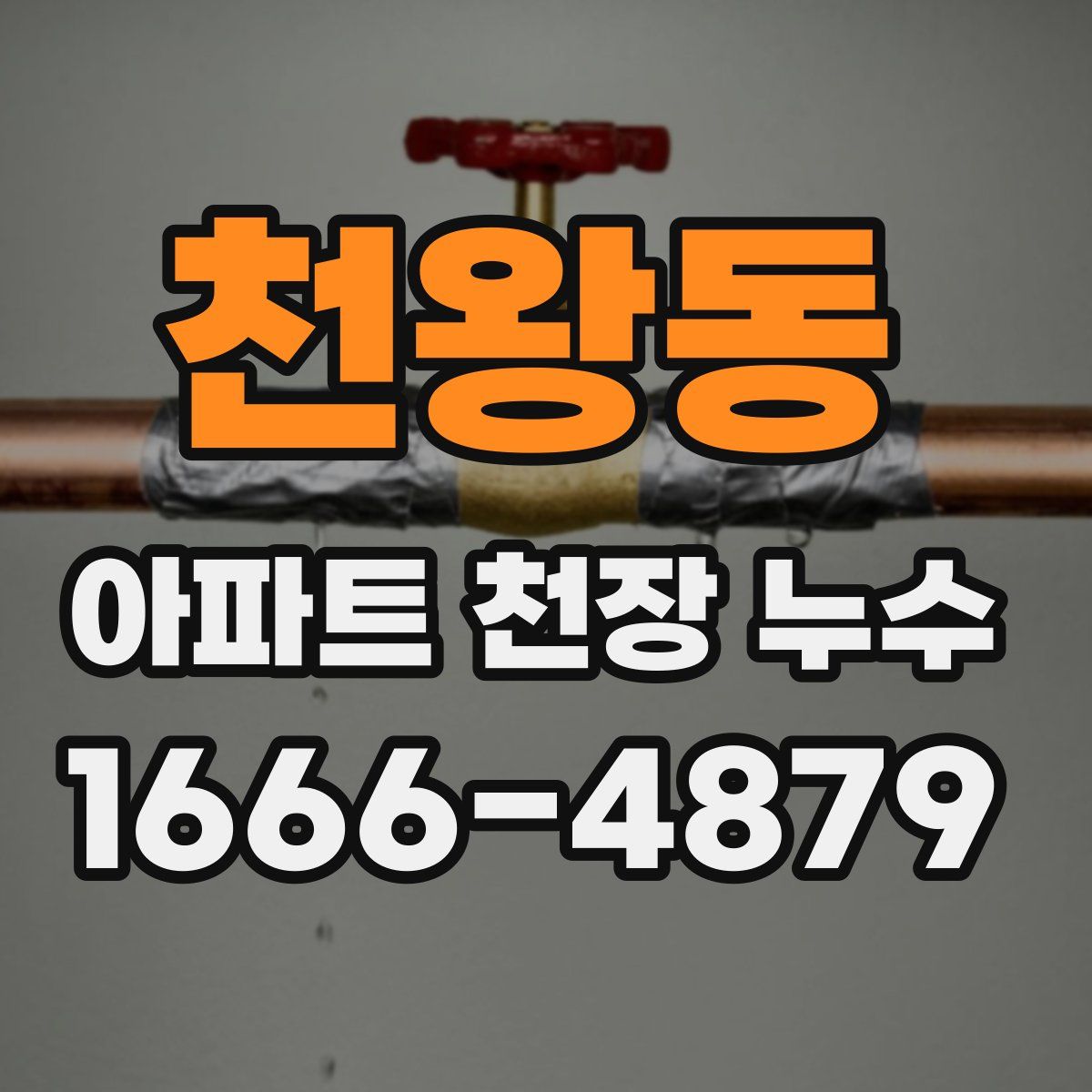 천왕동 아파트 천장 누수