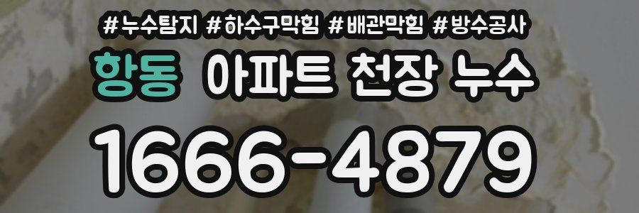 항동 아파트 천장 누수