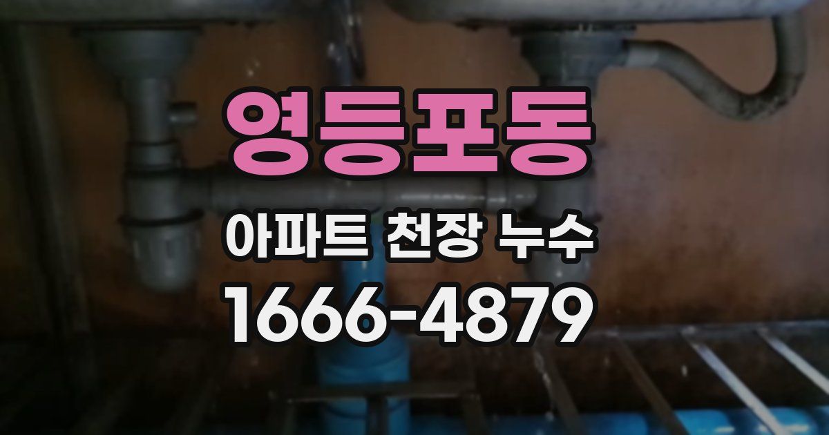 영등포동 아파트 천장 누수