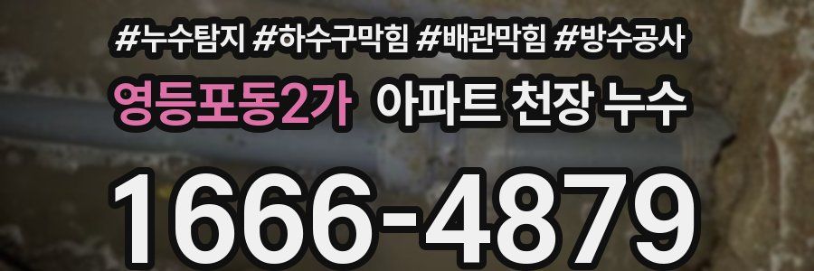 영등포동2가 아파트 천장 누수