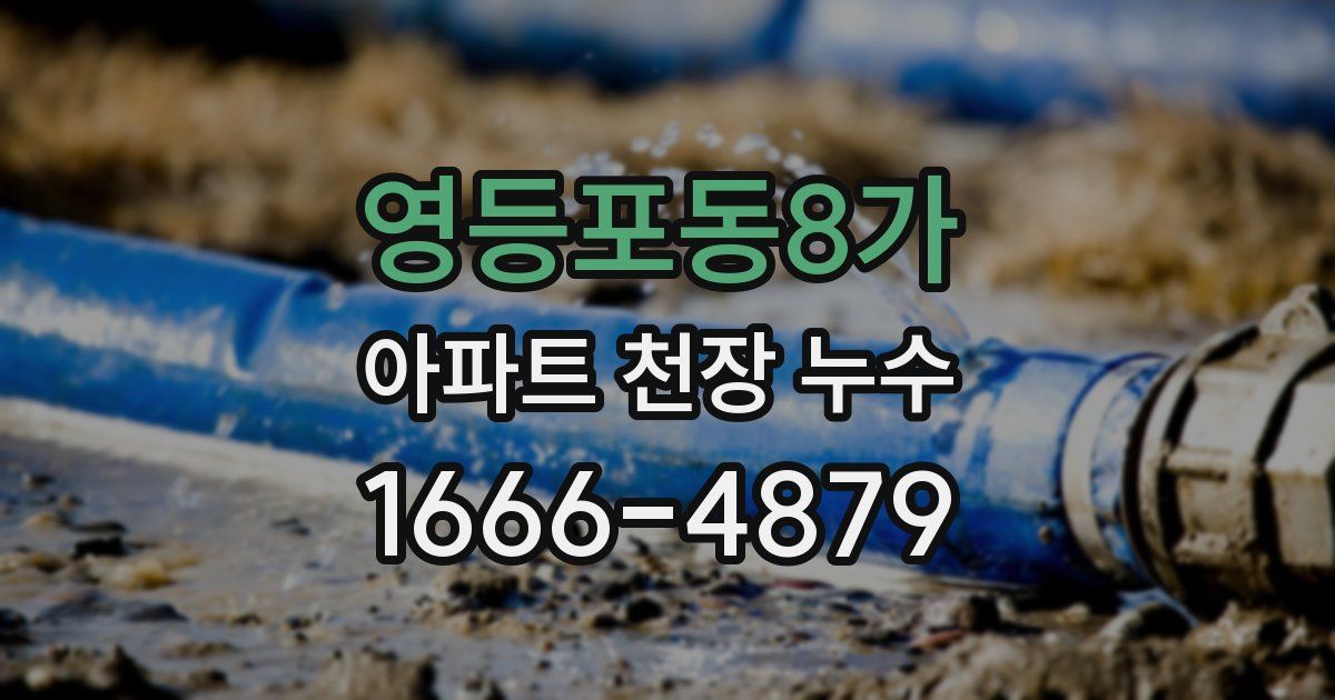영등포동8가 아파트 천장 누수