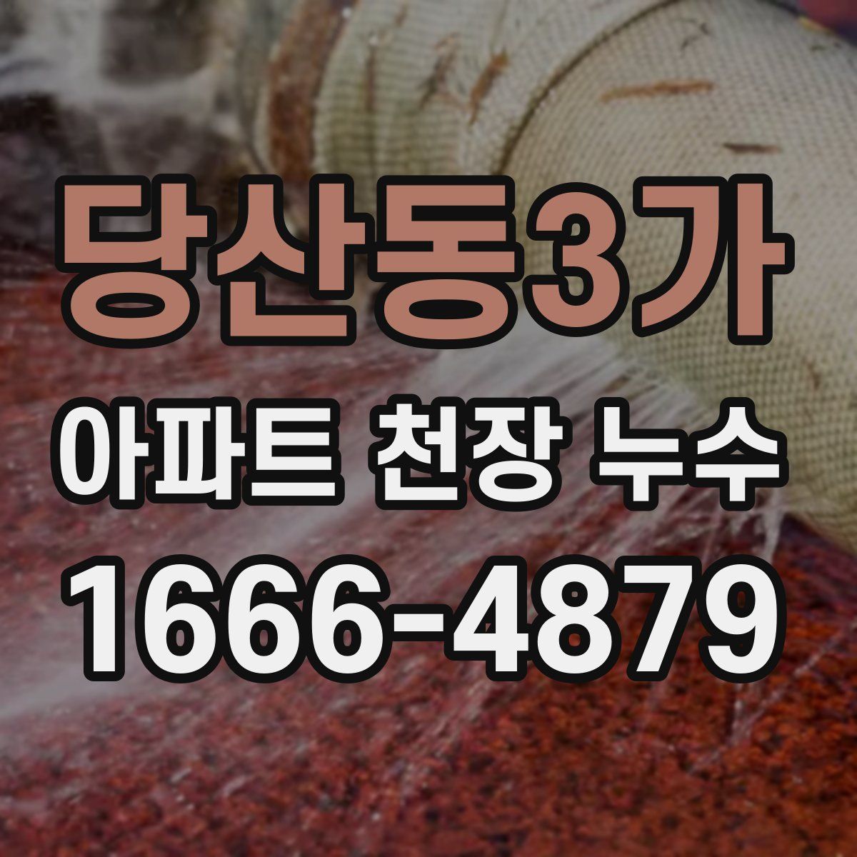 당산동3가 아파트 천장 누수