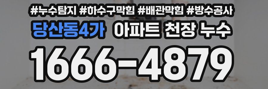 당산동4가 아파트 천장 누수
