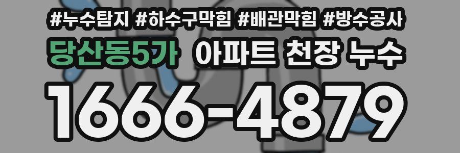 당산동5가 아파트 천장 누수