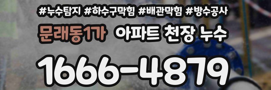 문래동1가 아파트 천장 누수