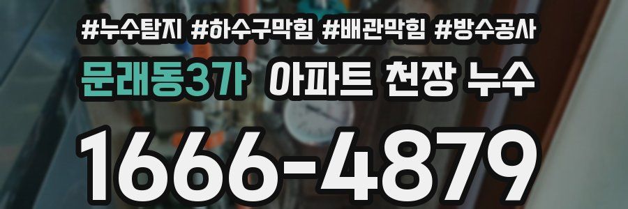 문래동3가 아파트 천장 누수