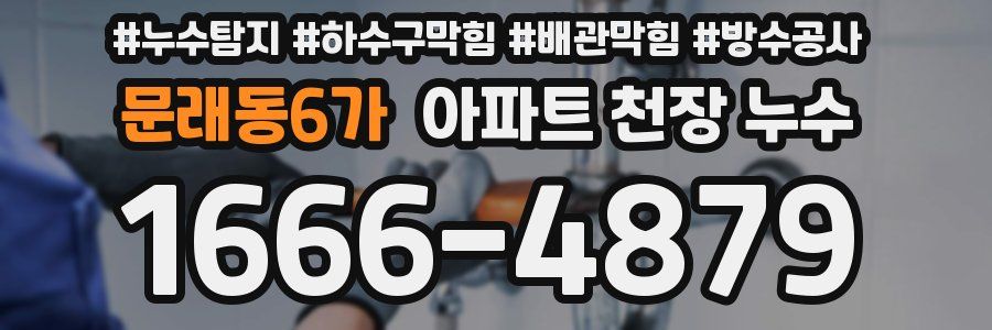 문래동6가 아파트 천장 누수
