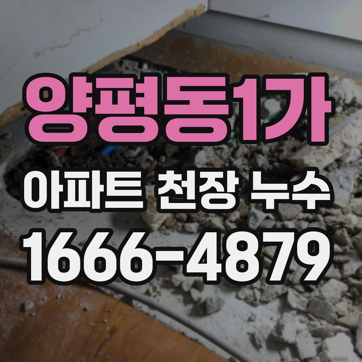 양평동1가 아파트 천장 누수