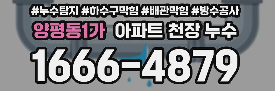 양평동1가 아파트 천장 누수