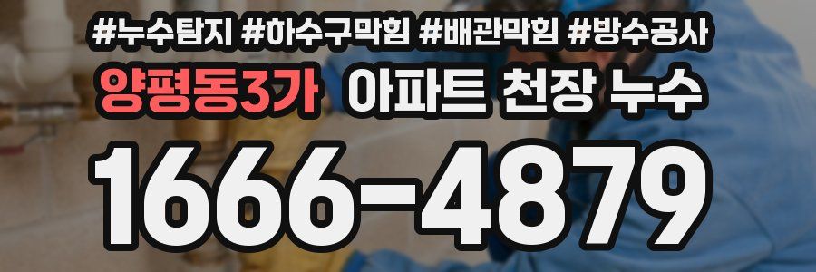 양평동3가 아파트 천장 누수