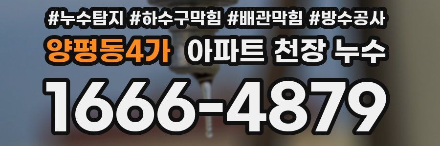 양평동4가 아파트 천장 누수