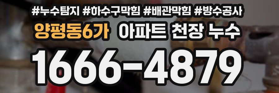 양평동6가 아파트 천장 누수
