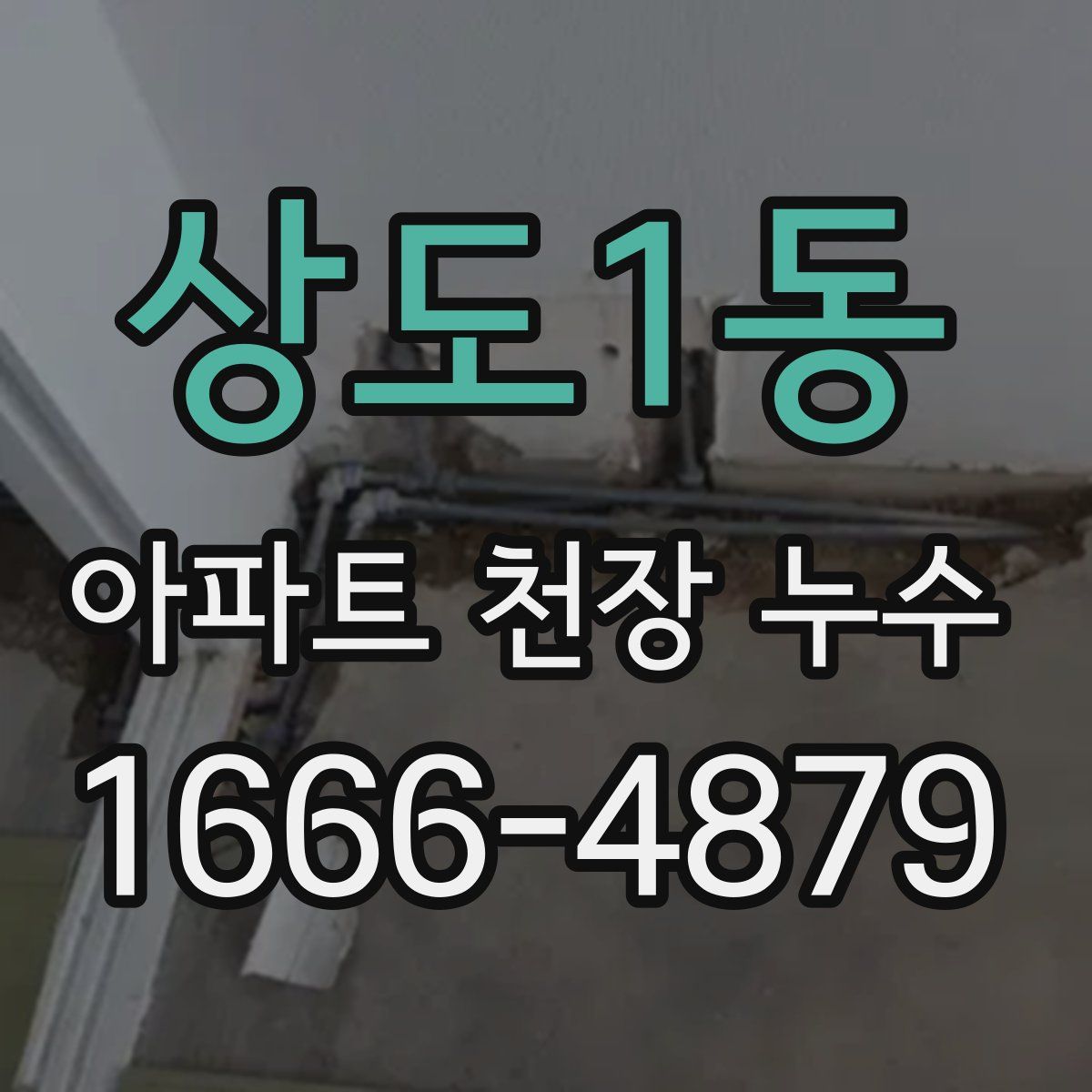 상도1동 아파트 천장 누수