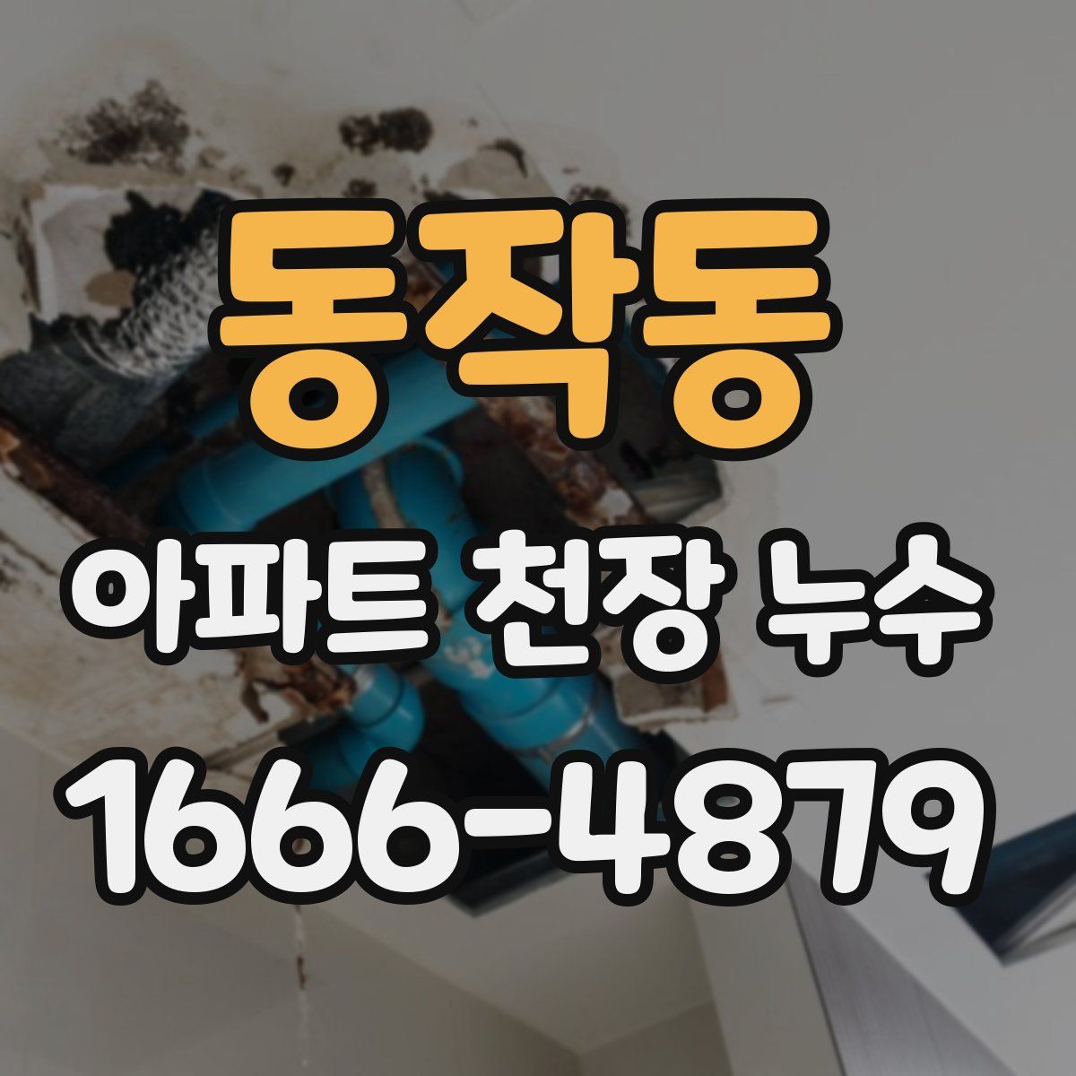 동작동 아파트 천장 누수