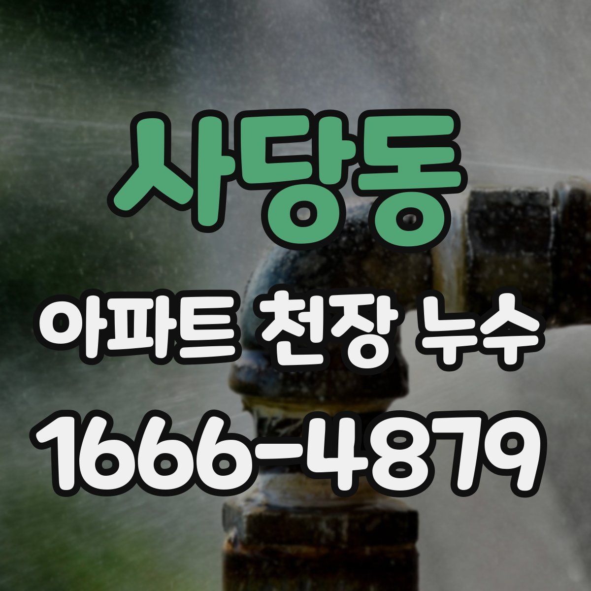 사당동 아파트 천장 누수