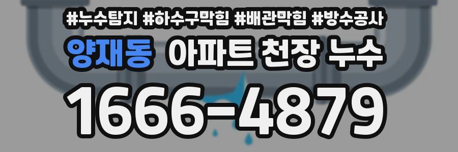 양재동 아파트 천장 누수