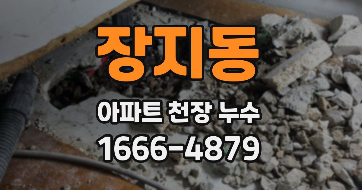 장지동 아파트 천장 누수