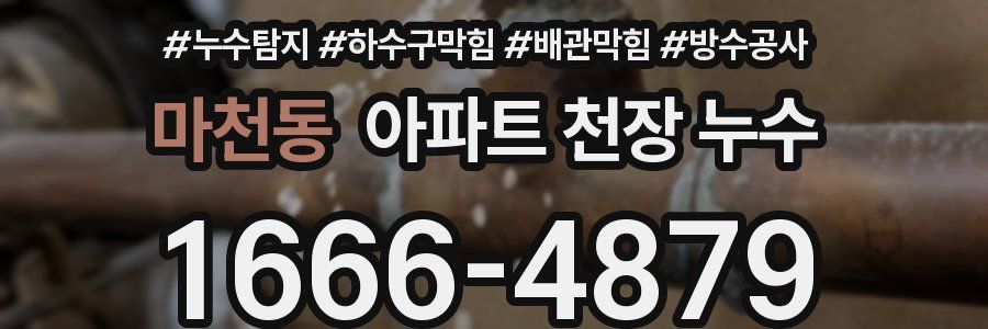 마천동 아파트 천장 누수