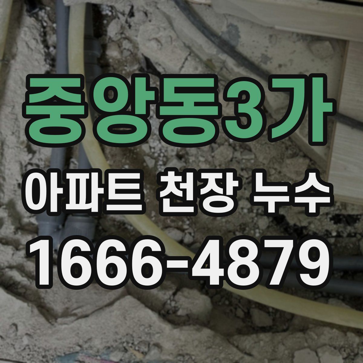 중앙동3가 아파트 천장 누수