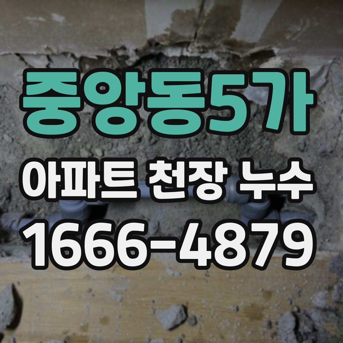 중앙동5가 아파트 천장 누수