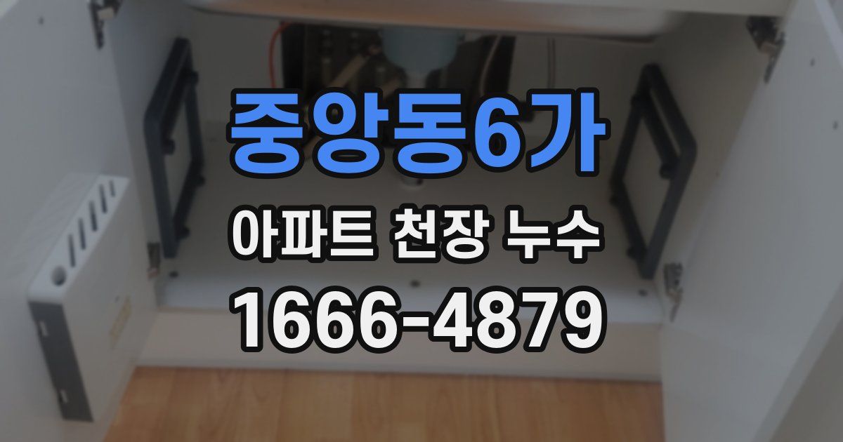 중앙동6가 아파트 천장 누수