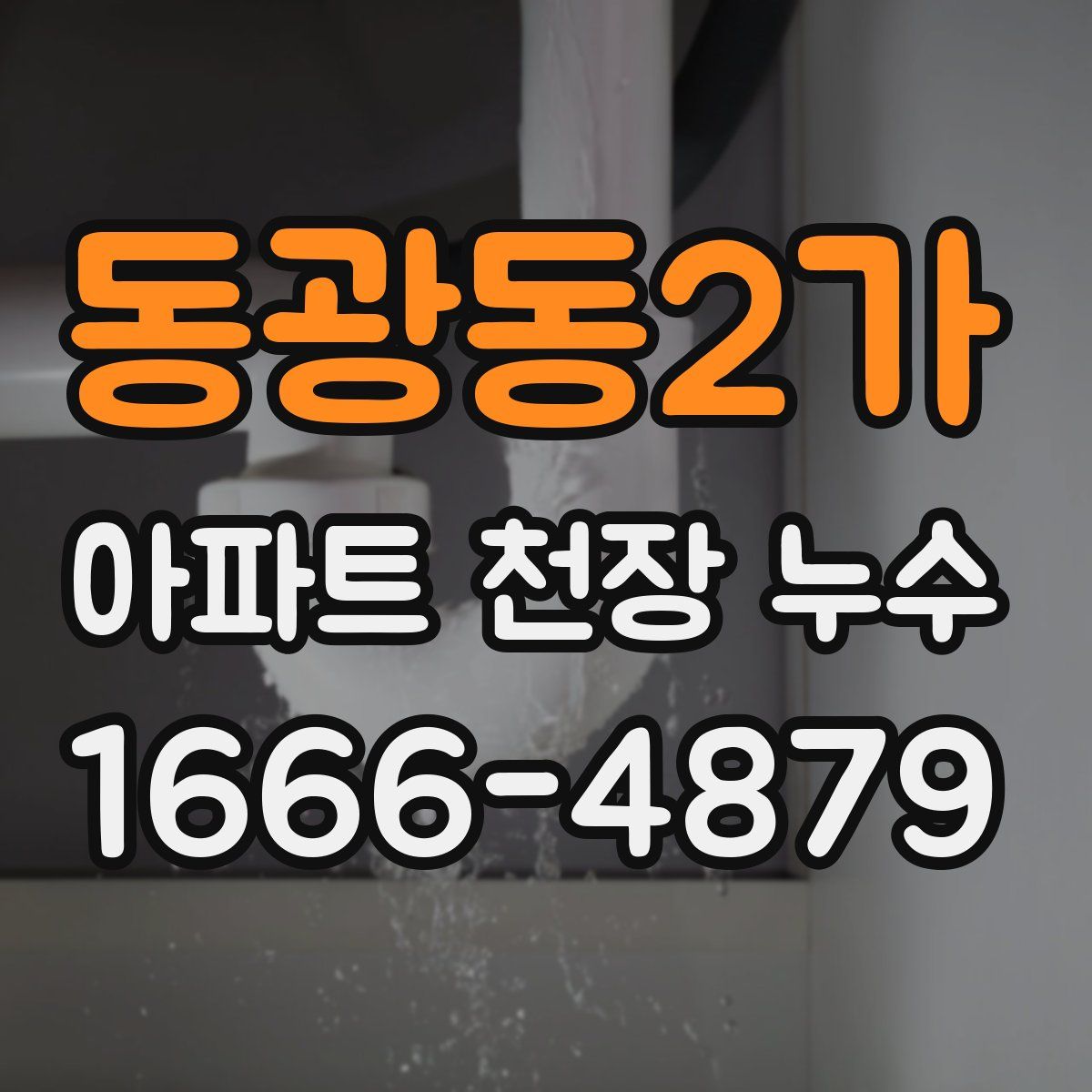 동광동2가 아파트 천장 누수
