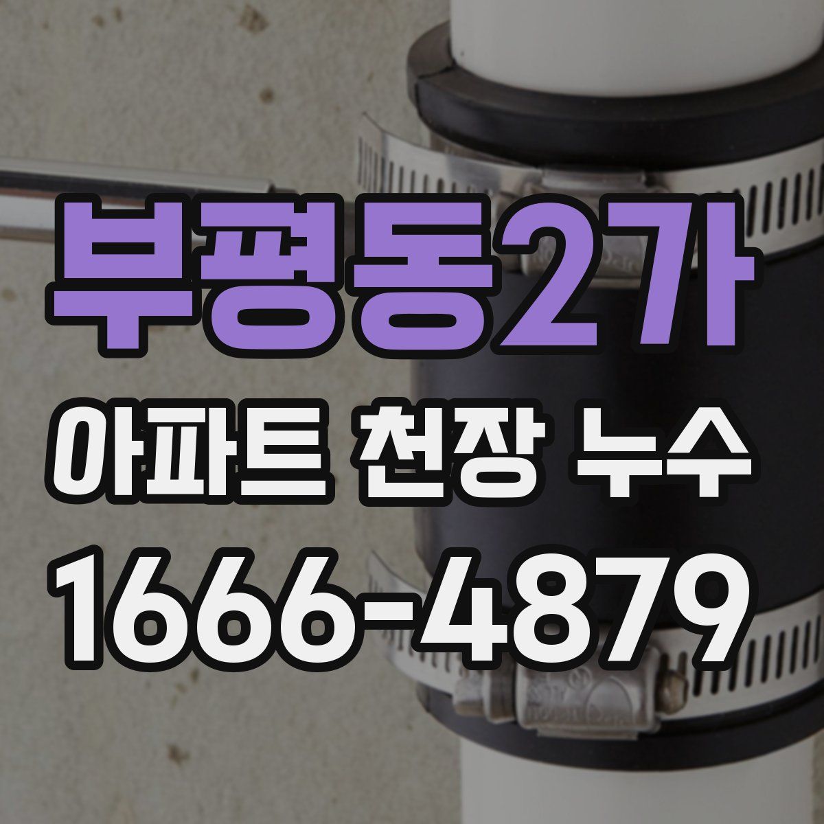 부평동2가 아파트 천장 누수