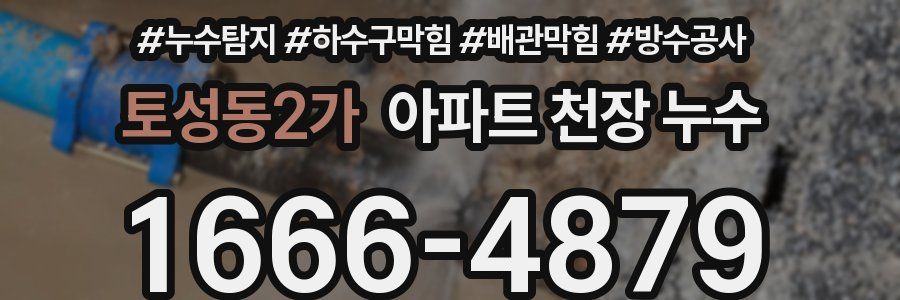 토성동2가 아파트 천장 누수