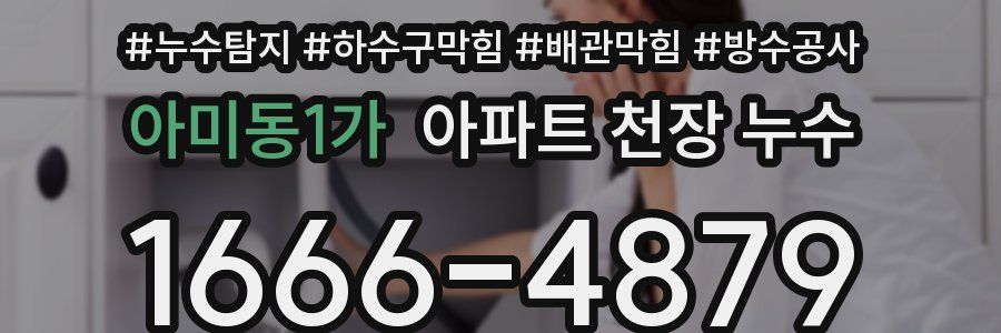 아미동1가 아파트 천장 누수
