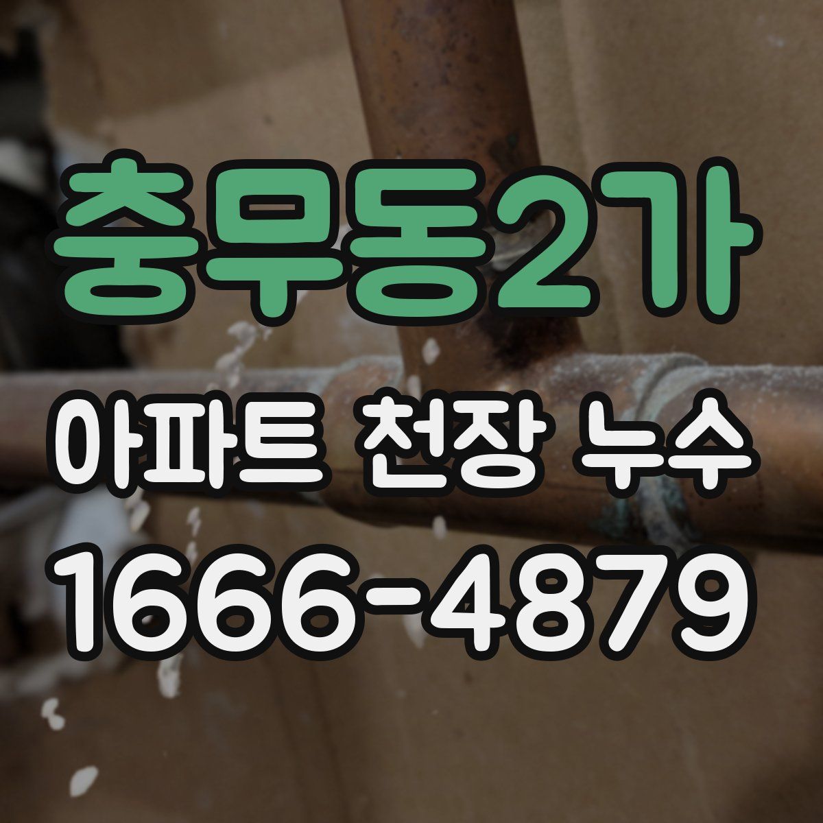 충무동2가 아파트 천장 누수