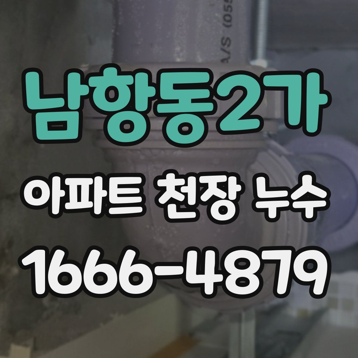 남항동2가 아파트 천장 누수