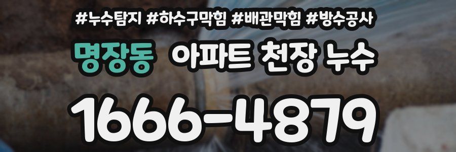명장동 아파트 천장 누수
