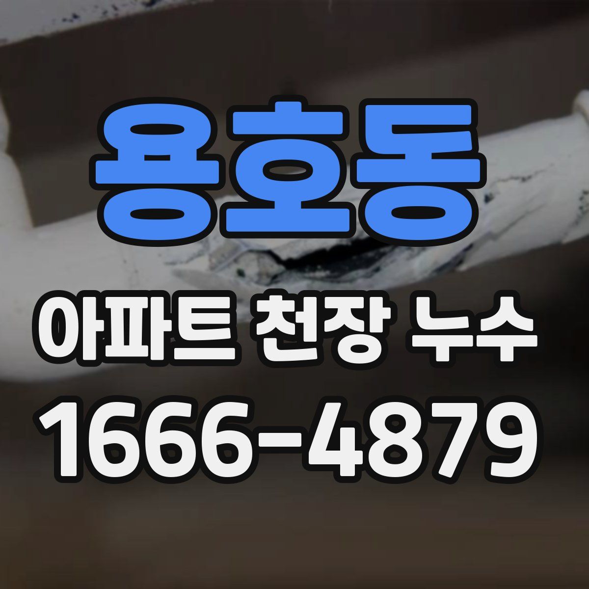 용호동 아파트 천장 누수