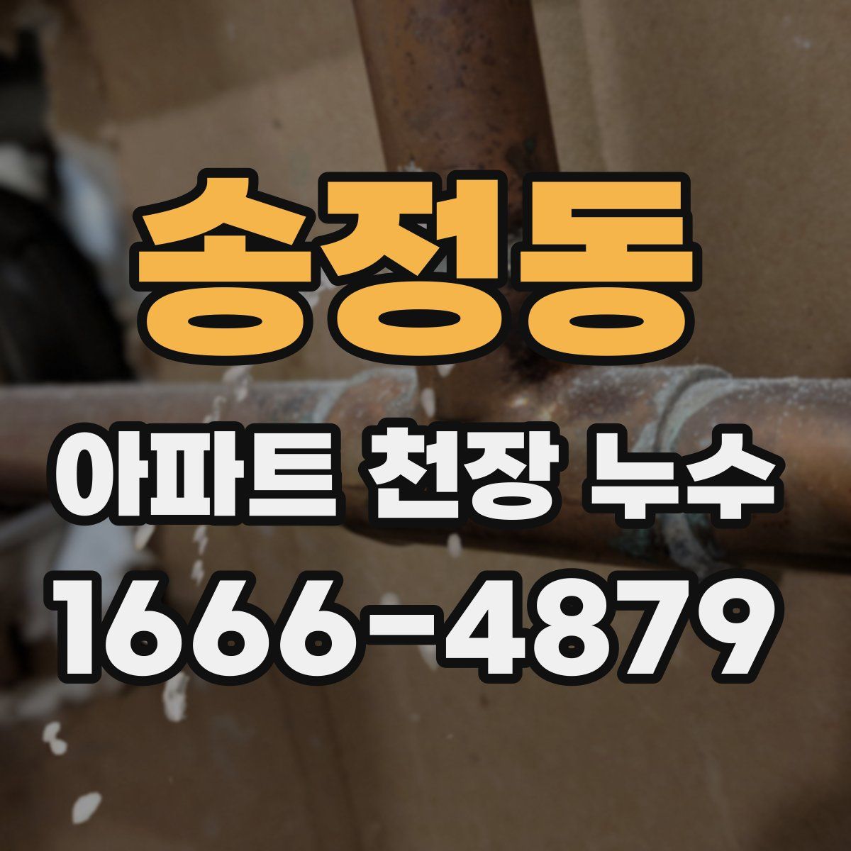 송정동 아파트 천장 누수